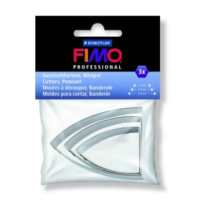 Fimo® udstykningsknive 3 stk. vimpel